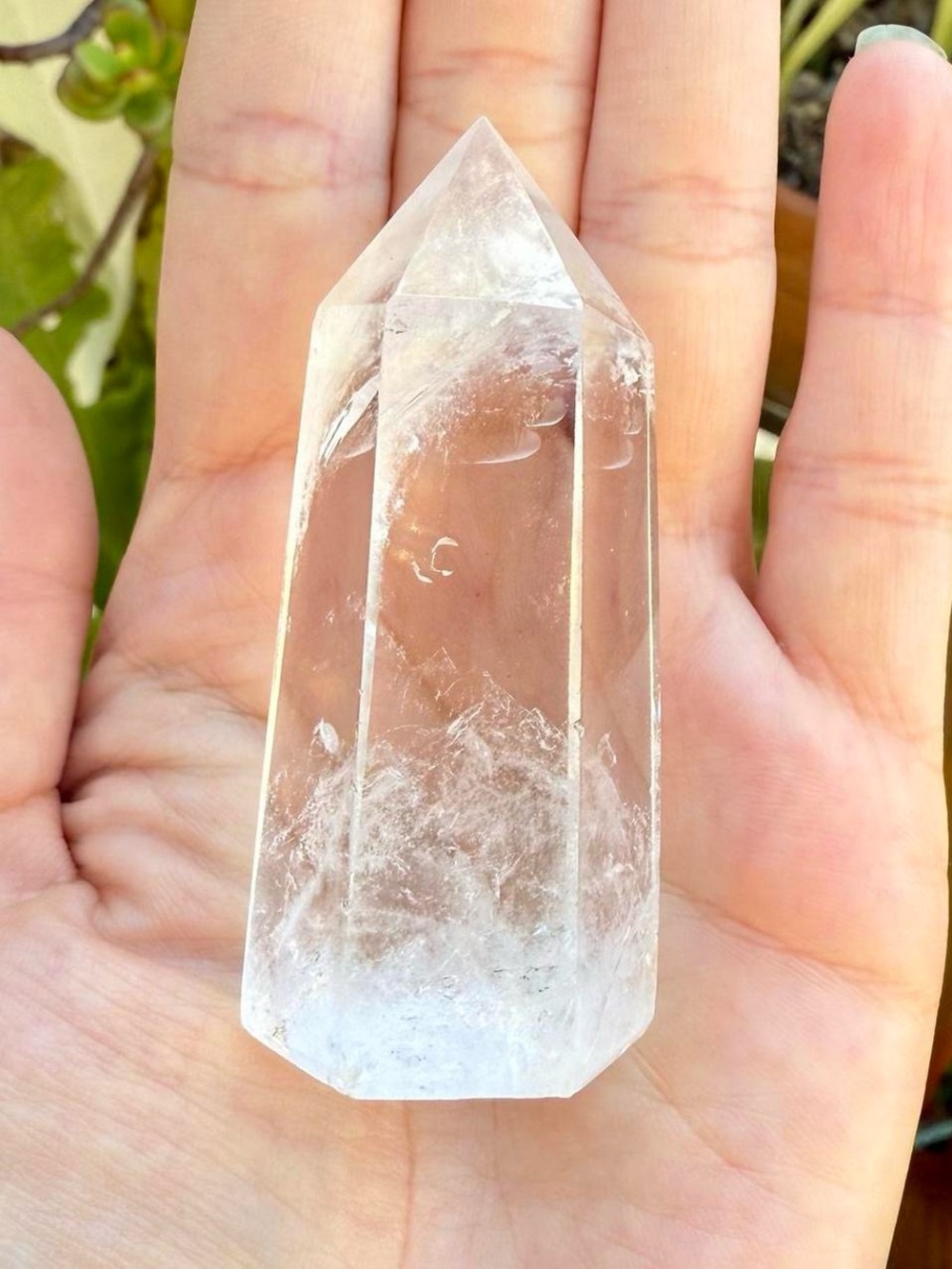 Clear Quartz Crystal Point - Picture 5 of 7